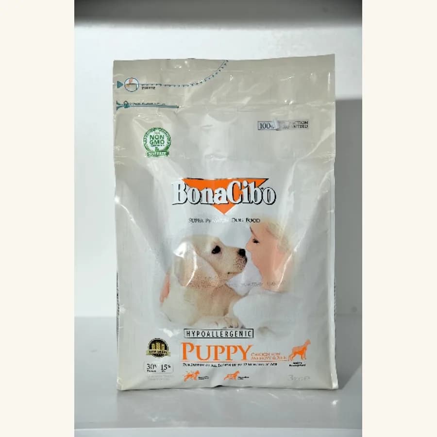 Fotografija proizvoda: BONACIBO PUPPY PILETINA 3KG